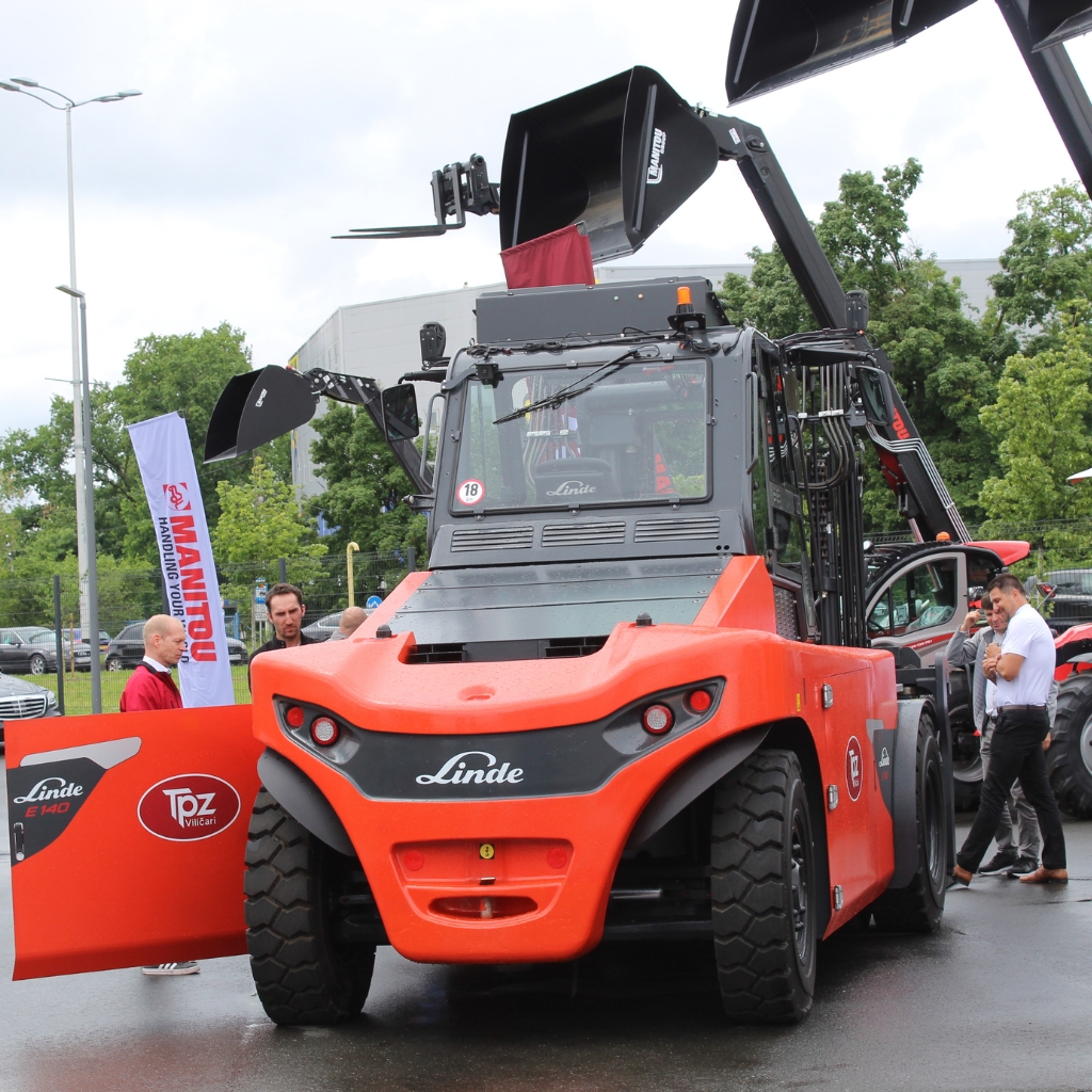 Linde elektro viličar e140 prvi put u Hrvatskoj predstavljen u Euromarktu i TPZ-u